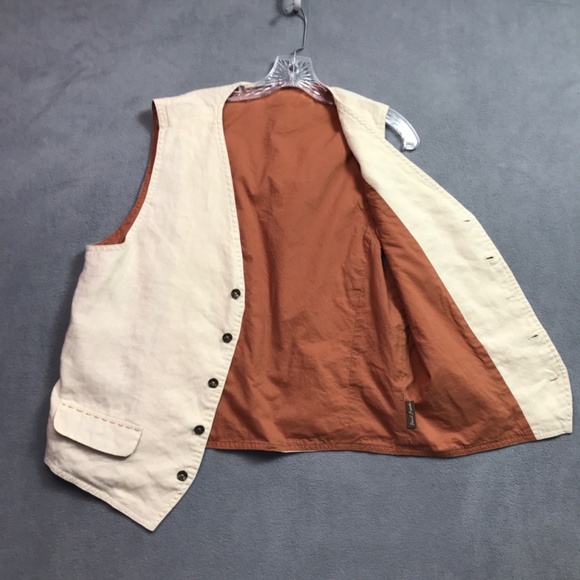 Island Inspiration Linen Vest Unisex Miami Style - Picture 2 of 10